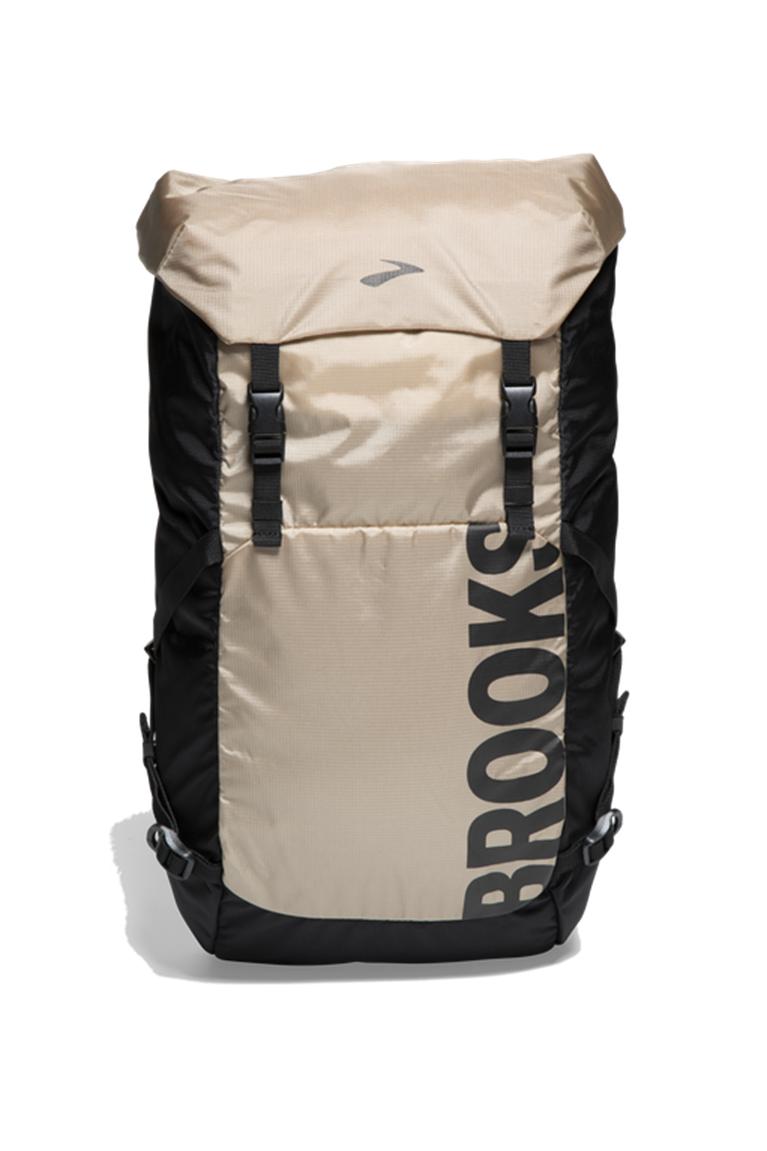 Brooks Stride Pack Women's Running Backpack - Oatmeal Wheat/Black (58679-ZNKT)